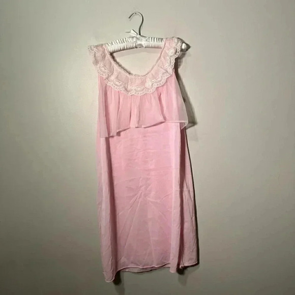 Vintage cottagecore slip dress M - Picture 4 of 7